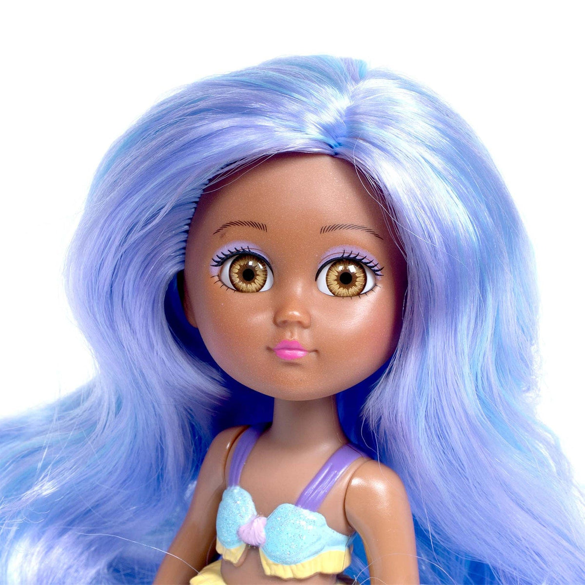 blue hair doll