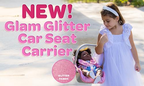 New! Glam Glitter Car Seat Carrier