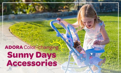 New! Adora Color-Changing Sunny Days Accessories