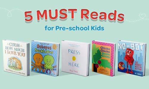 5 MUST Reads for Preschool Kids!