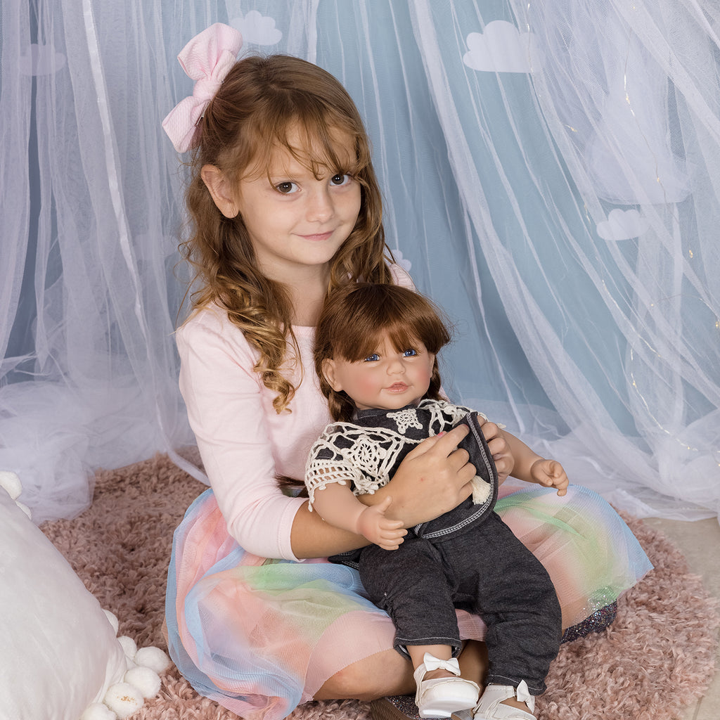 Lovely Reborn Baby Girl Dolls, Toddler Realistic Baby Doll