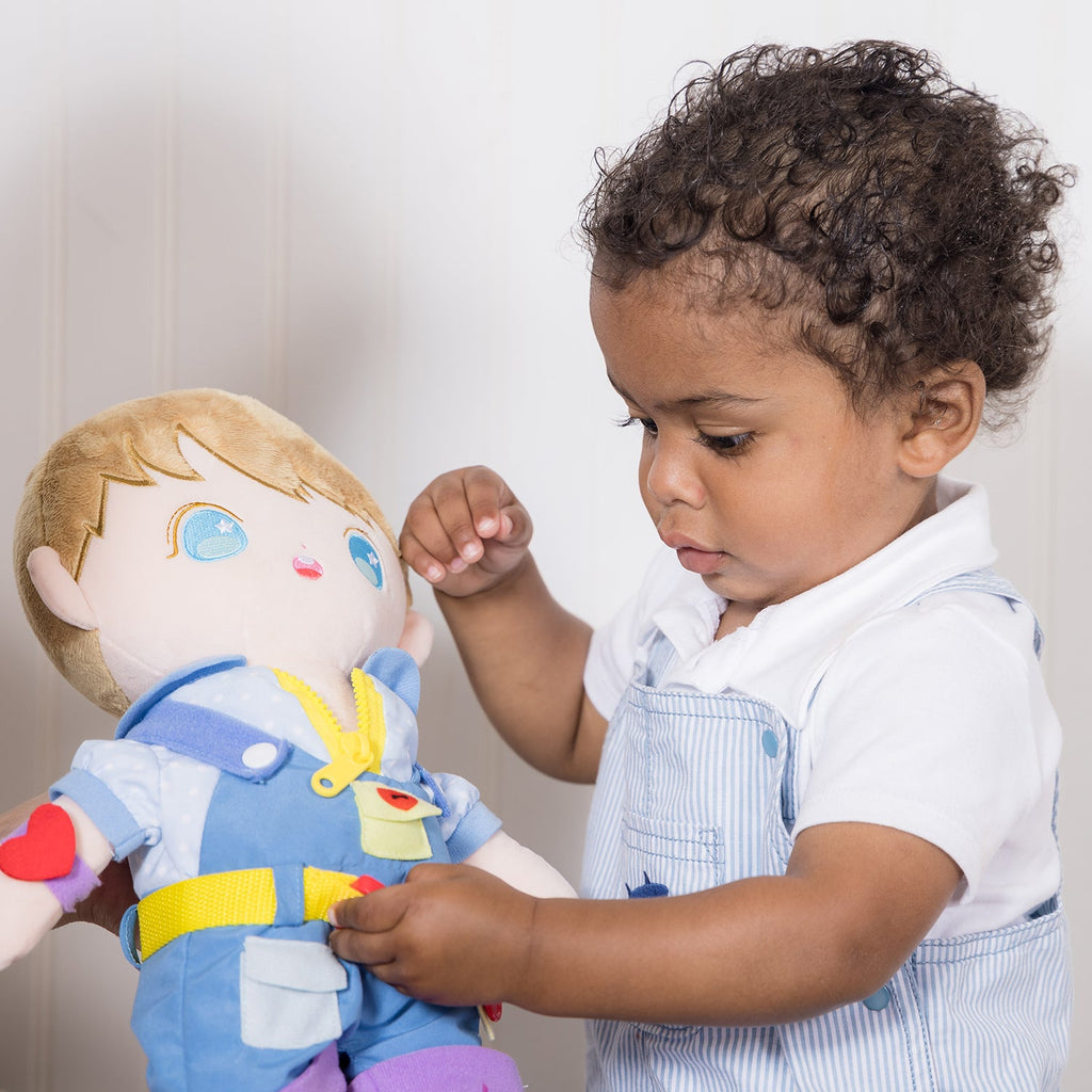 Montessori Plush Dolls - Buckle N' Learn