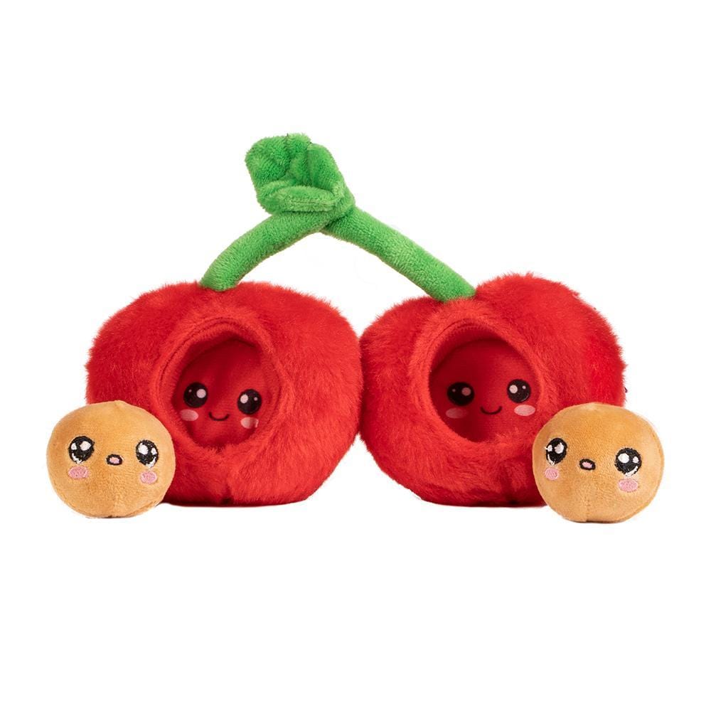 Adora Soft Fruit Plush 3-Piece Set, 6" Avocado, Cherry, Peach Plush