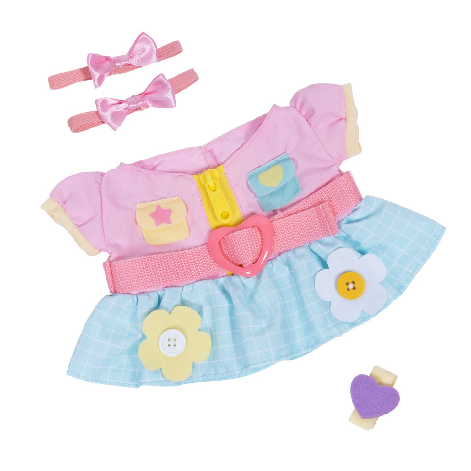 Adora Plush Montessori Toy Doll - Buckle N' Learn Mia