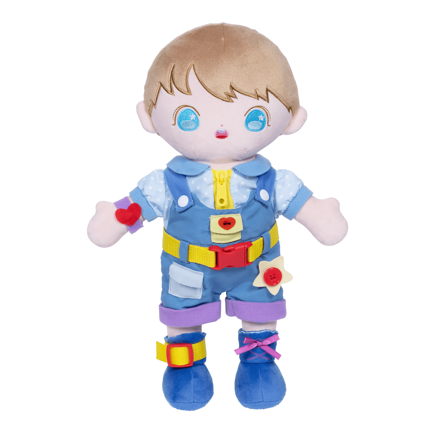 Adora Plush Montessori Toy Doll - Buckle N' Learn Liam