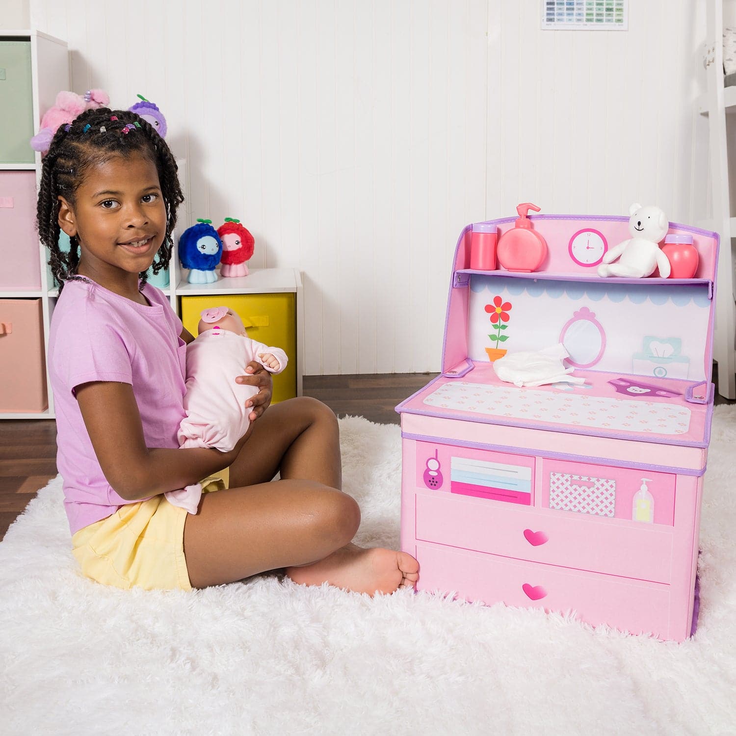 Adora Perfectly Pink Baby Doll, Changing Table & Accessories Set