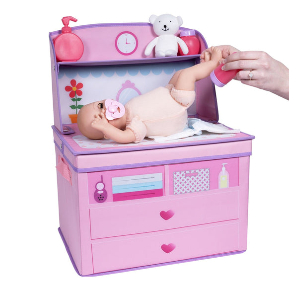 Adora Perfectly Pink Baby Doll, Changing Table & Accessories Set