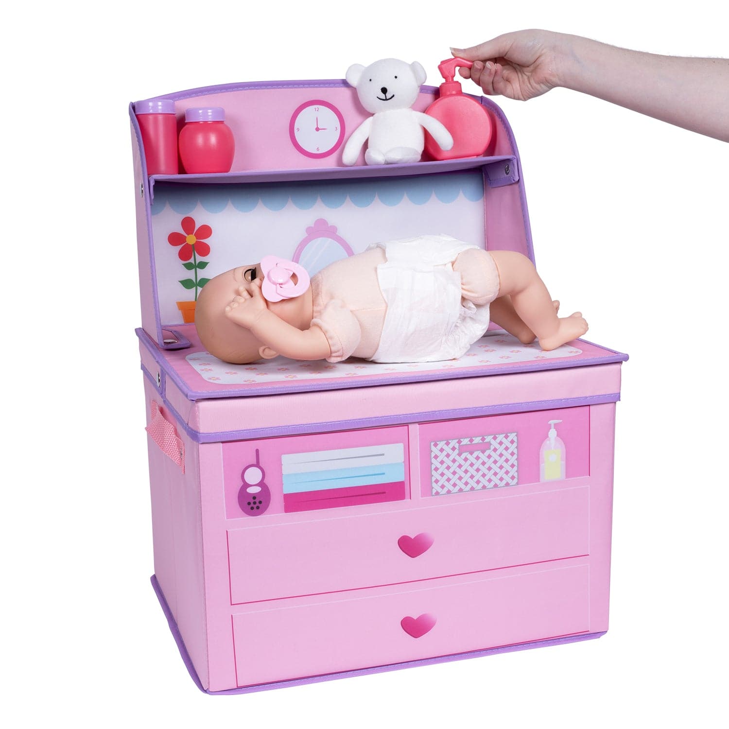 Adora Perfectly Pink Baby Doll, Changing Table & Accessories Set