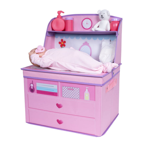 Adora Perfectly Pink Baby Doll, Changing Table & Accessories Set