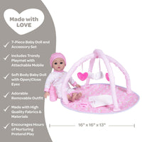 Adora Over the Rainbow Baby Doll, Play Mat & Accessories Set