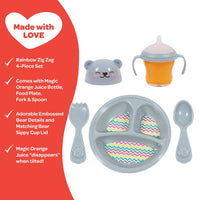 Adora Baby Doll Accessory & Magic Feeding Set - Zig Zag Rainbow