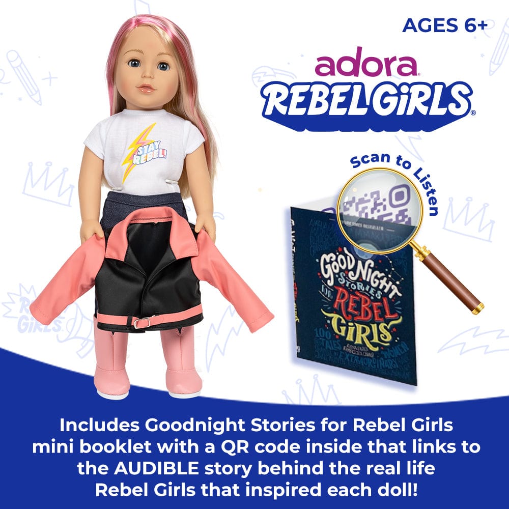 Adora 18" Rebel Girls Doll Champion, inspired by Motocross Champion Ashley Fiolek