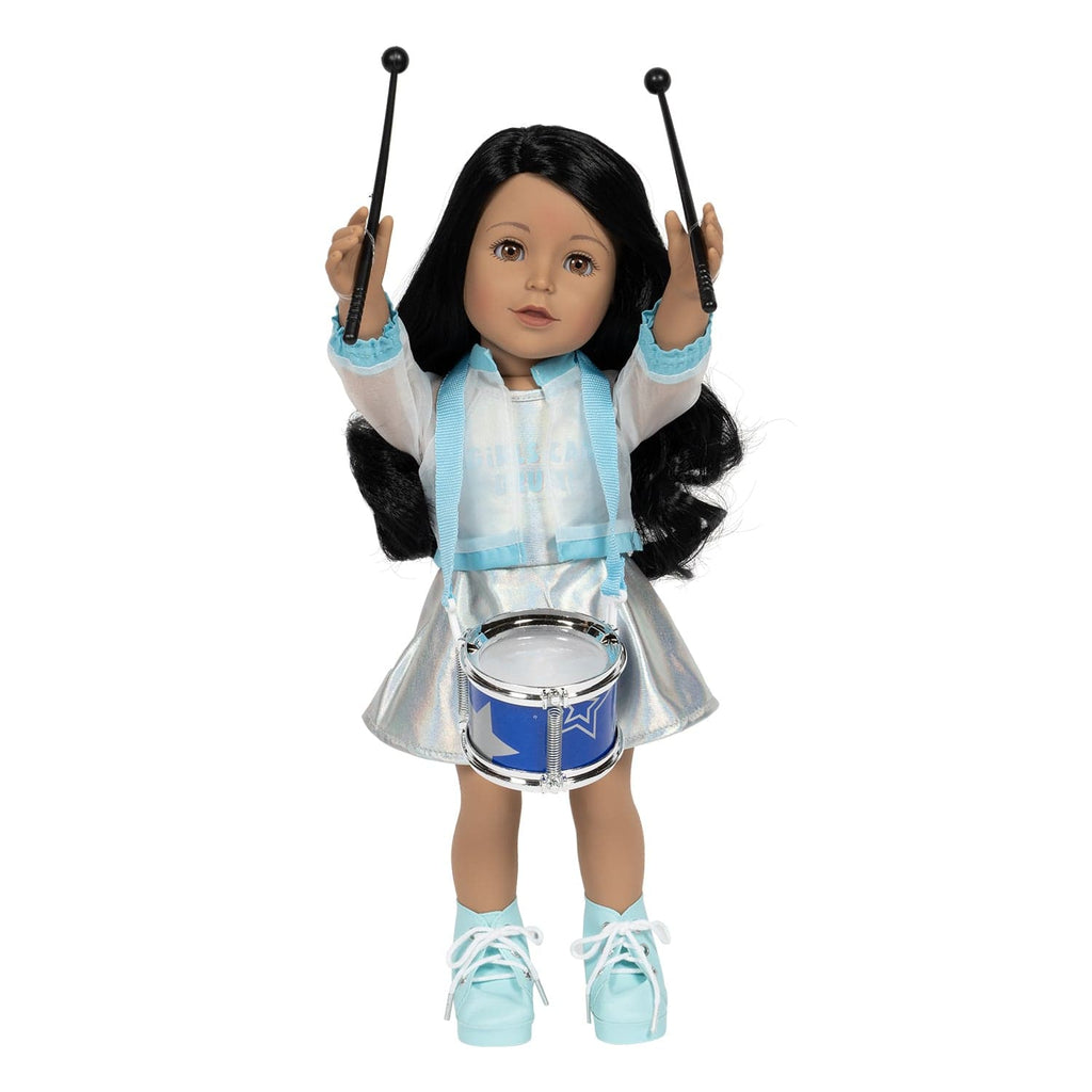 Adora 18" Rebel Girls Doll Creator, inspired by drummer Millo Castro Zaldarriaga