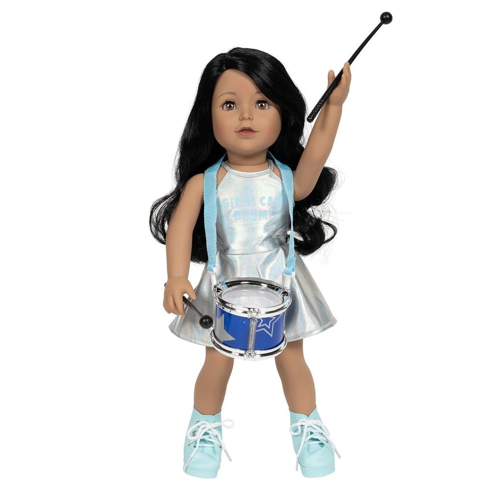 Adora 18" Rebel Girls Doll Creator, inspired by drummer Millo Castro Zaldarriaga