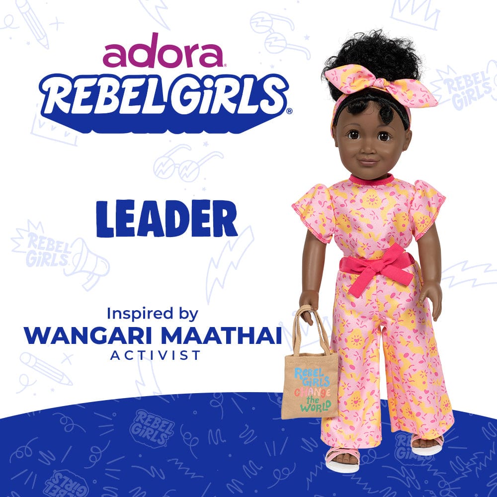 Adora 18" Rebel Girls Doll Champion, inspired by Wangari Maathai