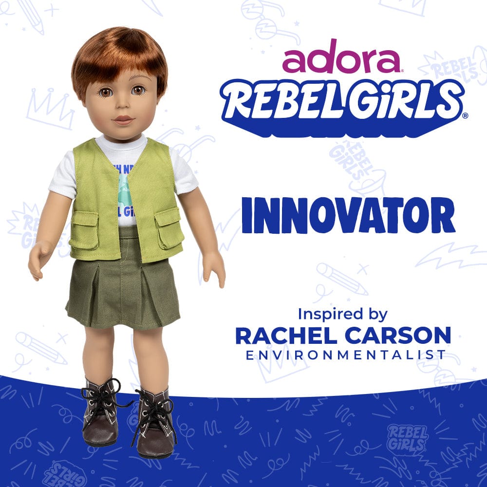 Adora 18" Rebel Girls Doll Innovator, inspired by Environmentalist Rachel Carson