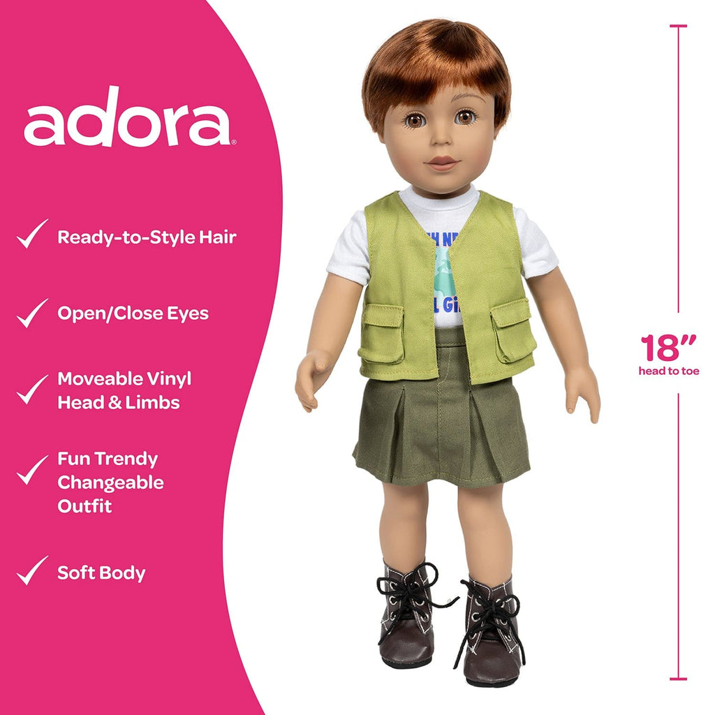 Adora 18" Rebel Girls Doll Innovator, inspired by Environmentalist Rachel Carson