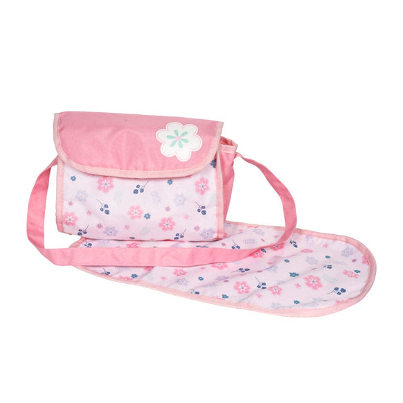 Adora Pink Blooms Diaper Bag