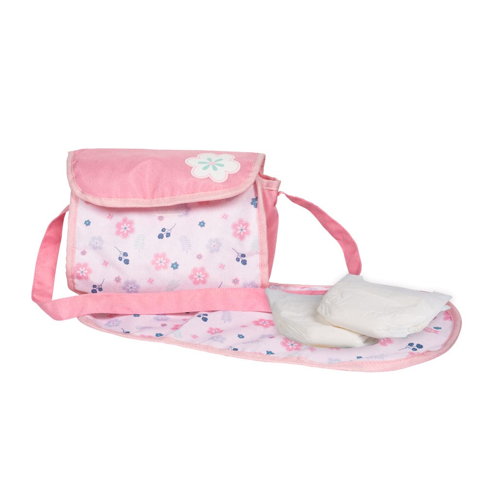 Adora Pink Blooms Diaper Bag