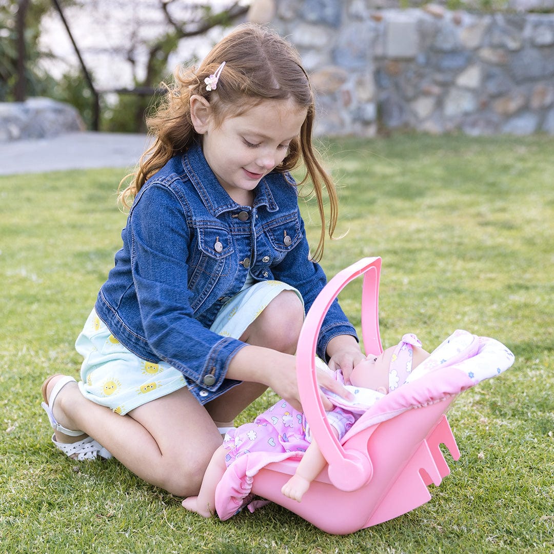 Adora Pink Blooms Doll Car Seat Carrier, fits up to 20