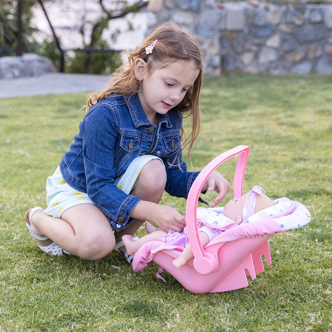 Adora Pink Blooms Doll Car Seat Carrier, fits up to 20