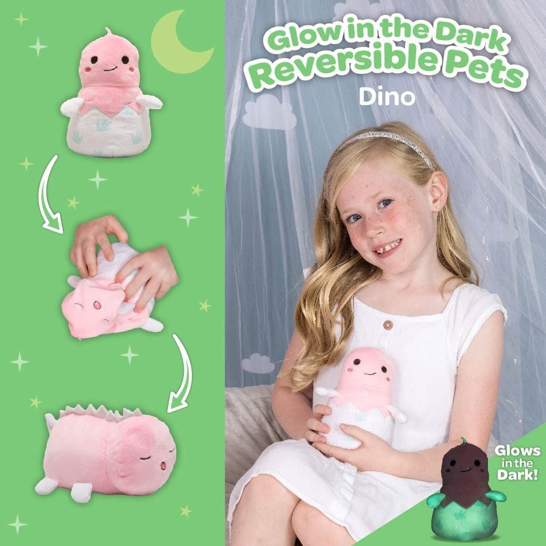 Adora Snuggle & Glow Dinosaur Bundle - 2-piece plush toy set