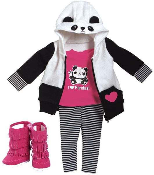 Panda clothes for girls best sale