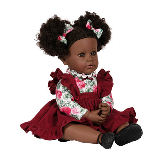 Adora Toddlertime Cranberry Kisses African American Baby Doll, Doll Clothes & Accessories Set