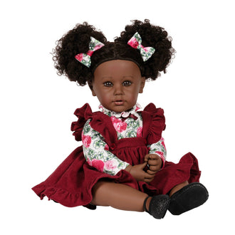 Adora Toddlertime Cranberry Kisses African American Baby Doll, Doll Clothes & Accessories Set