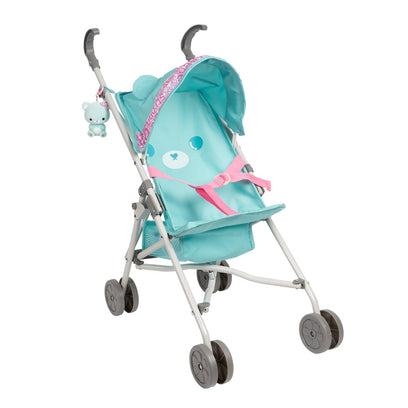 Be Bright Bear Medium Shade Stroller with Clip-On Bear Toy