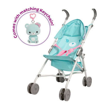 Be Bright Bear Medium Shade Stroller with Clip-On Bear Toy