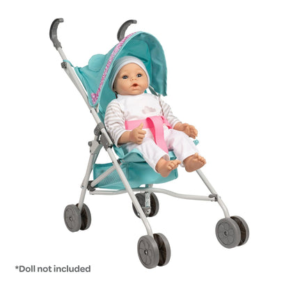 Be Bright Bear Medium Shade Stroller with Clip-On Bear Toy