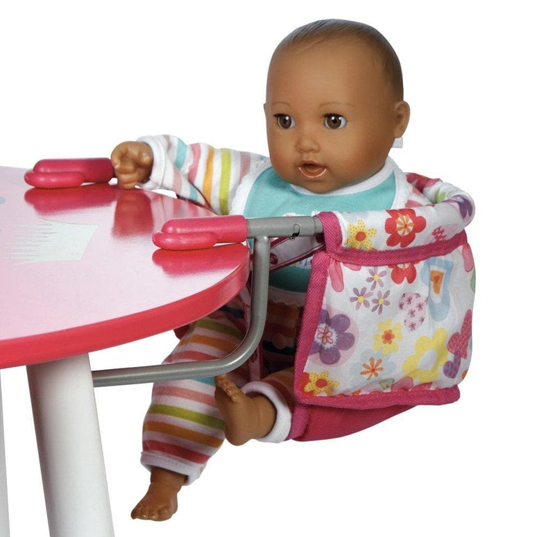 Adora Baby Doll Accessories Portable Table Feeding Seat, fits 15-16