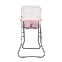 Adora Baby Doll High Chair - Pink Feeding Chair 20.5 inches
