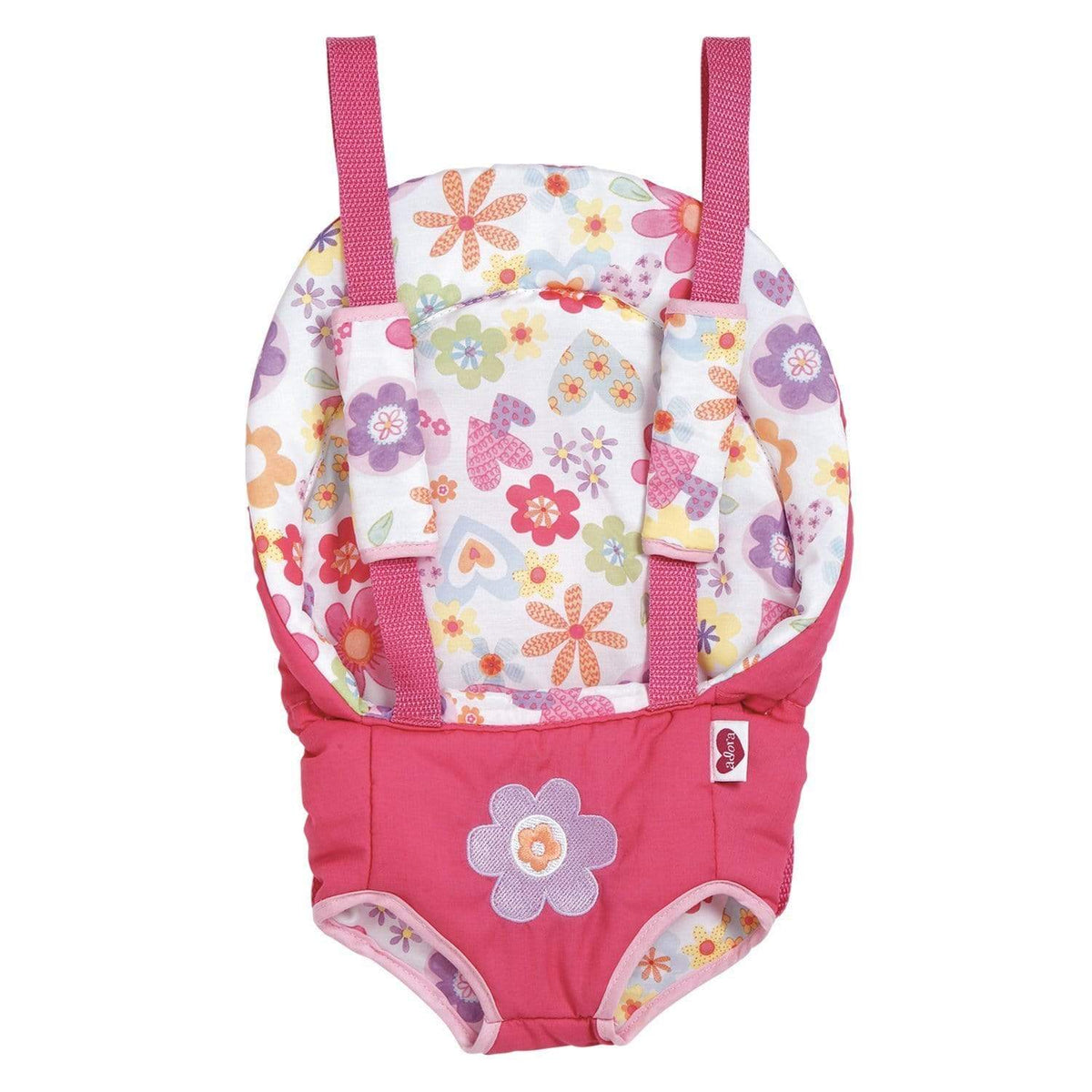 Adora Baby Doll Carrier Snuggle in Pink Floral Print - Adora